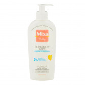 Τζελ καθαρισμού μαλλιών και σώματος χωρίς σαπούνι, 250 ml.  Mixa 371858 