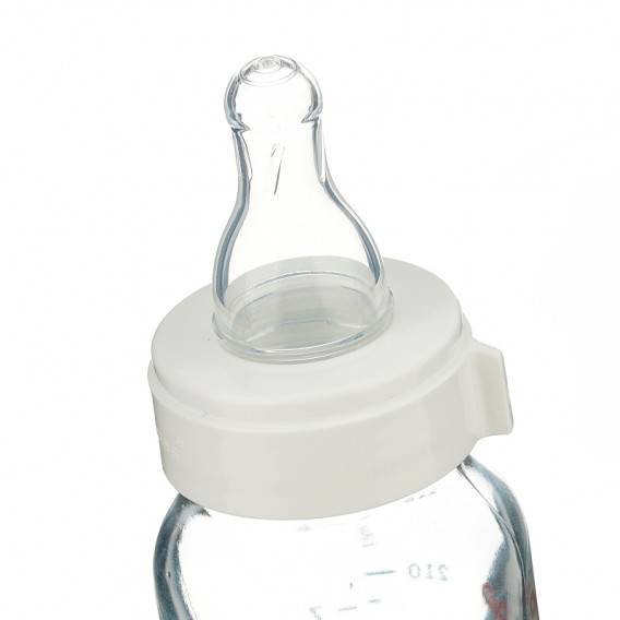 Γυάλινο μπουκάλι με πιπίλα ταχείας ροής για μωρό 1+ ετών, 240 ml.  Canpol 371877 3