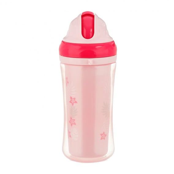 Κύπελλο πολυπροπυλενίου χωρίς διαρροή, Flamingo, 260 ml., 12+ μήνες, ροζ Canpol 371986 2