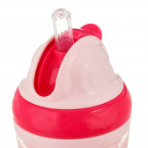 Κύπελλο πολυπροπυλενίου χωρίς διαρροή, Flamingo, 260 ml., 12+ μήνες, ροζ Canpol 371987 3