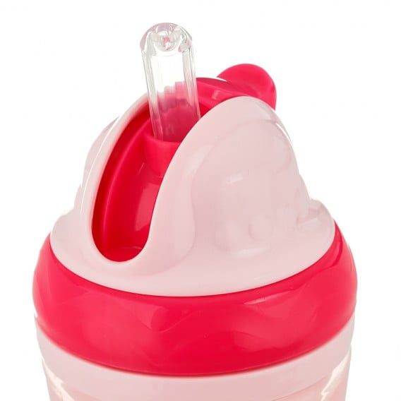Κύπελλο πολυπροπυλενίου χωρίς διαρροή, Flamingo, 260 ml., 12+ μήνες, ροζ Canpol 371987 3