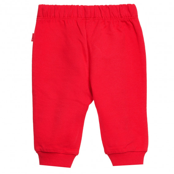 Σετ από δύο βαμβακερά βρεφικά παντελόνια για αγόρια γκρι και κόκκινο Chicco 372084 3