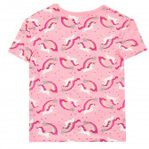 Μπλουζάκι για ένα κορίτσι - Μονόκεροι, ροζ Carter's 372598 4