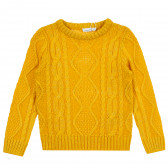 Πλεκτό πουλόβερ για κορίτσια κίτρινο Name it 372650 1