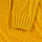 Πλεκτό πουλόβερ για κορίτσια κίτρινο Name it 372652 4