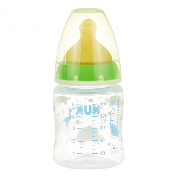 First Choice πράσινο μπουκάλι από πολυπροπυλένιο με πιπίλα μέσης ροής για ηλικία 0-6 μηνών, 150 ml. NUK 372873 2