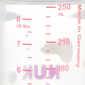 Ροζ μπουκάλι τροφοδοσίας πολυπροπυλενίου, με πιπίλα Μ, για ηλικία 6-18 μηνών, 250 ml NUK 372934 5