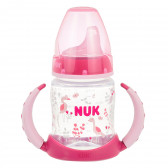First choice 150 ml. μπουκάλι χυμού πολυπροπυλενίου σε ροζ χρώμα NUK 373032 