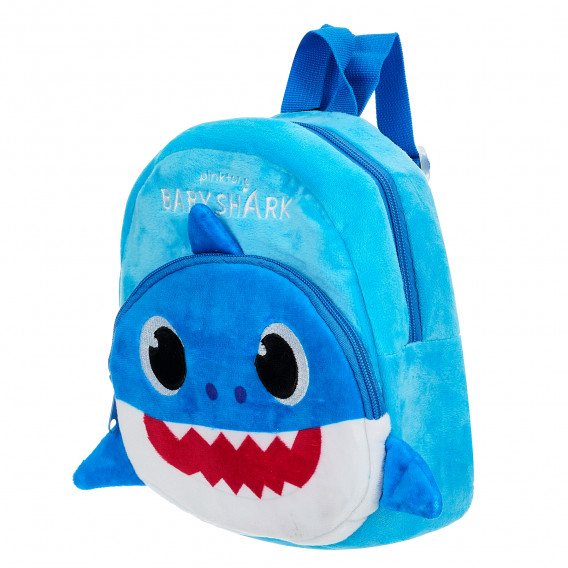 Βελούδινο σακίδιο Baby Shark, μπλε BABY SHARK 373693 2