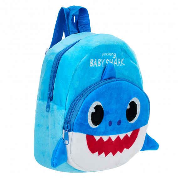Βελούδινο σακίδιο Baby Shark, μπλε BABY SHARK 373694 3