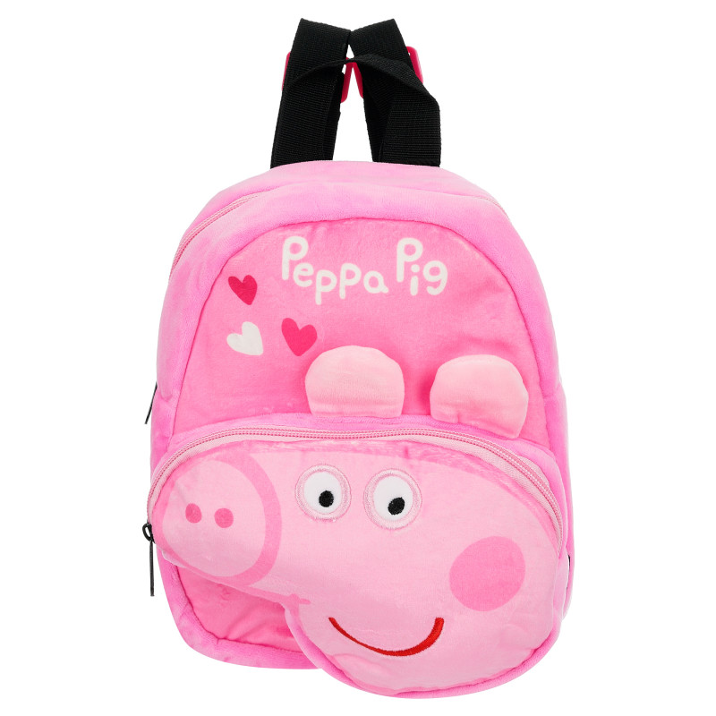 Βελούδινο σακίδιο πλάτης Peppa Pig για κορίτσι, ροζ  373699