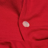 Κόκκινο βαμβακερό πουκάμισο πόλο με στάμπες Chicco 373717 3