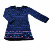 Μακρυμάνικο φόρεμα για κορίτσια, μπλε Chicco 37425 