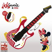 Παιδική ηλεκτρονική κιθάρα με μικρόφωνο σχεδιασμένο με Mini Mouse Minnie Mouse 3746 