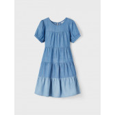 Φόρεμα τζιν με κοντά μανίκια, μπλε Name it 376161 9