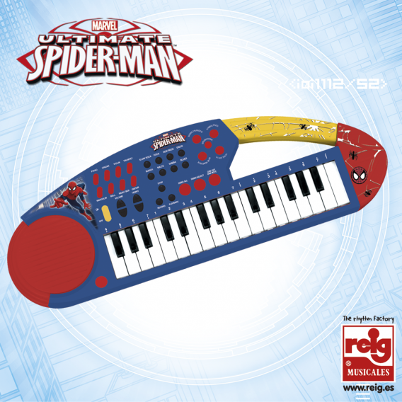Παιδικό ηλεκτρονικό πιάνο με 32 πλήκτρα Spiderman 3788 