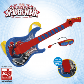Παιδική ηλεκτρονική κιθάρα με γυαλιά και μικρόφωνο Spiderman 3789 