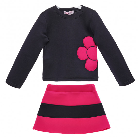 Σε ροζ και μαύρο χρώμα για ένα κορίτσι Sweety Fashion Σε ροζ και μαύρο χρώμα για ένα κορίτσι Sweety Fashion 380122