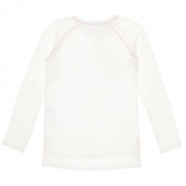 Βαμβακερή μπλούζα με μακριά μανίκια για λευκό αγόρι Esprit 380135 4