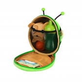 Μίνι σακίδιο με σχήμα μέλισσας και ζώνη που ασφαλίζει, σε πράσινο χρώμα Supercute 380941 4