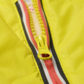 Κίτρινο μπουφάν με κουκούλα και με αφράτη επένδυση για μωρό Chicco 38122 3