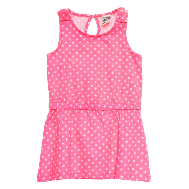 Ροζ βαμβακερό φόρεμα Tap a l'oeil  383225