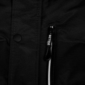 Μπουφάν για αγόρι με κουκούλα, σε μαύρο χρώμα MC United 383233 3