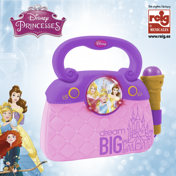 Πριγκίπισσα πορτοφόλι με μικρόφωνο Disney Princess 3833 