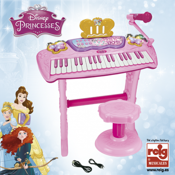 Ηλεκτρονικό πιάνο με μικρόφωνο Disney Princess 3836 