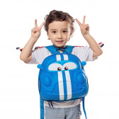 Γαλάζιο παιδικό σακίδιο πλάτης σε σχήμα αυτοκινήτου για αγόρι ZIZITO 383876 8