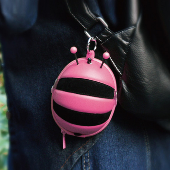 Μικρή ροζ τσάντα σε σχήμα μέλισσας ZIZITO 383973 9