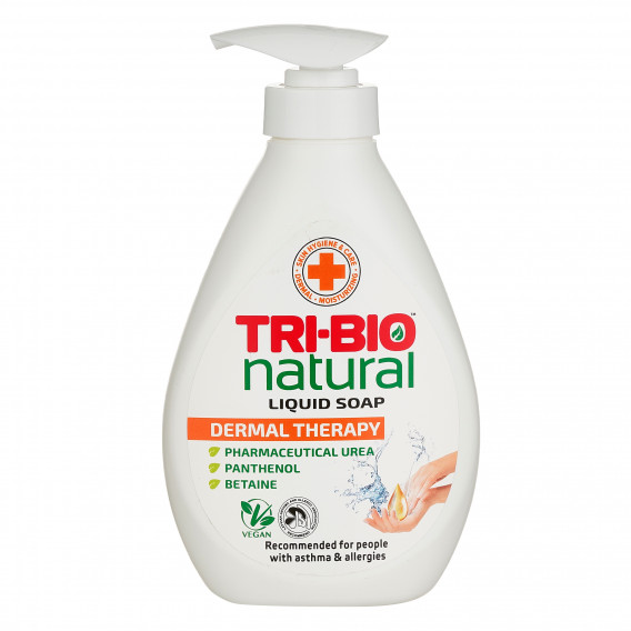 Φυσικό Υγρό Σαπούνι Dermal Therapy, πλαστικό δοχείο με αντλία, 240 ml. Tri-Bio 384128 