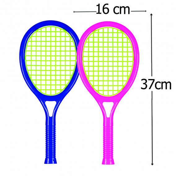 Σετ από 2 ρακέτες τένις με μπάλα και φτερό GT 384130 3