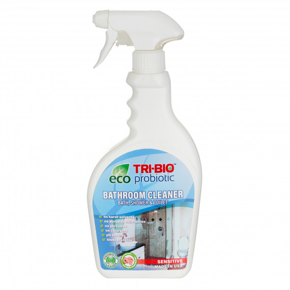 Απορρυπαντικό με προβιοτικά για μπάνιο, ντους και τουαλέτα, πλαστικό μπουκάλι με διανομέα, 420 ml. Tri-Bio 384147 
