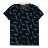 Βαμβακερό κοντομάνικο μπλουζάκι με γιακά και σχέδια με γράμματα, για αγόρι KIABI 384452 2