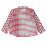 Καρό πουκάμισο με μακριά μανίκια για αγοράκια, κόκκινο Neck & Neck 384549 4