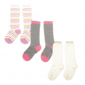 Κάλτσες μήκους 3/4 για ένα κορίτσι - 3 κομμάτια Chicco 384619 1
