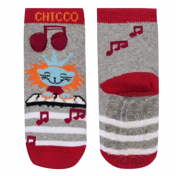 Κάλτσες για αγόρι σε γκρι χρώμα Chicco 384671 