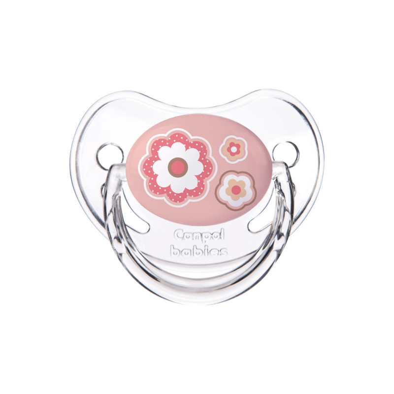 Newborn Baby πιπίλα με δαχτυλίδι ασφαλείας, λουλούδια  384693
