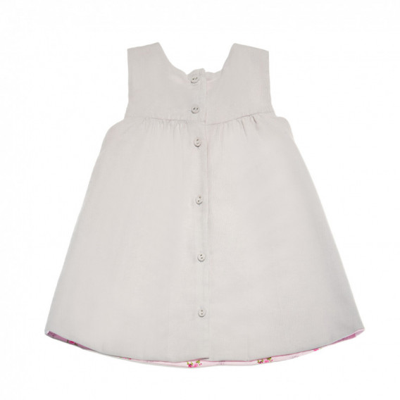 Βαμβακερό φόρεμα με κουμπιά για μωρό Chicco 38581 2