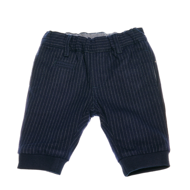 Παντελόνι με κάθετες ρίγες για αγοράκι, σκούρο μπλε  38735