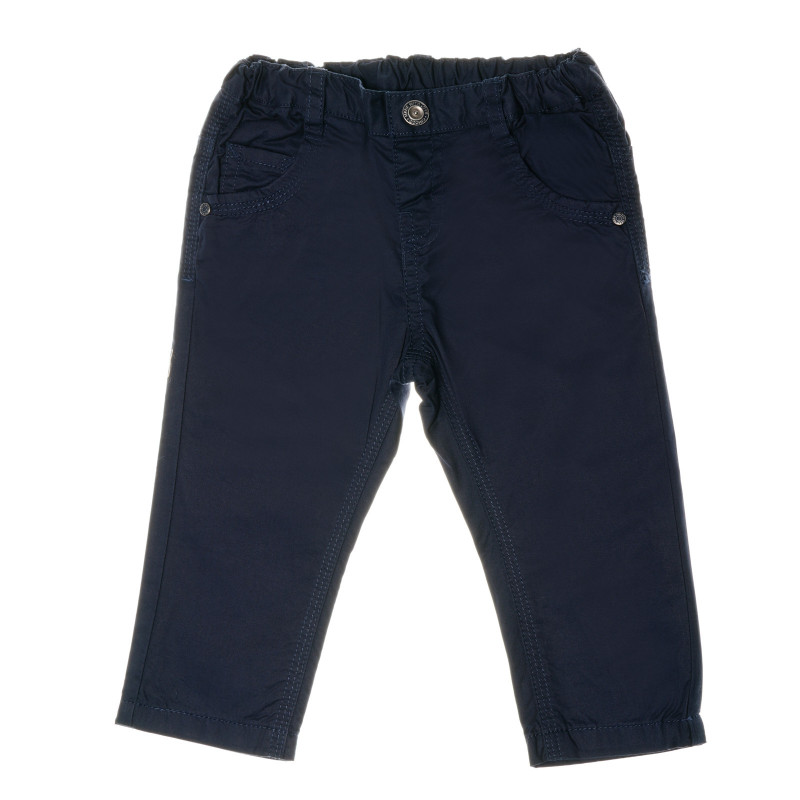 Παντελόνι σε ναυτικό μπλε χρώμα με ελαστική ζώνη μέσης για αγόρι  38989
