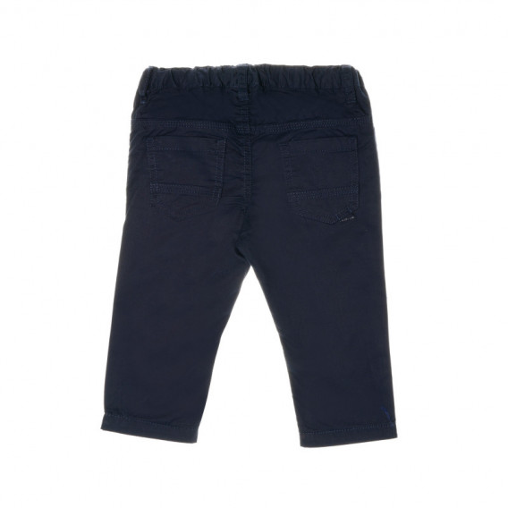 Παντελόνι σε ναυτικό μπλε χρώμα με ελαστική ζώνη μέσης για αγόρι Chicco 38990 2