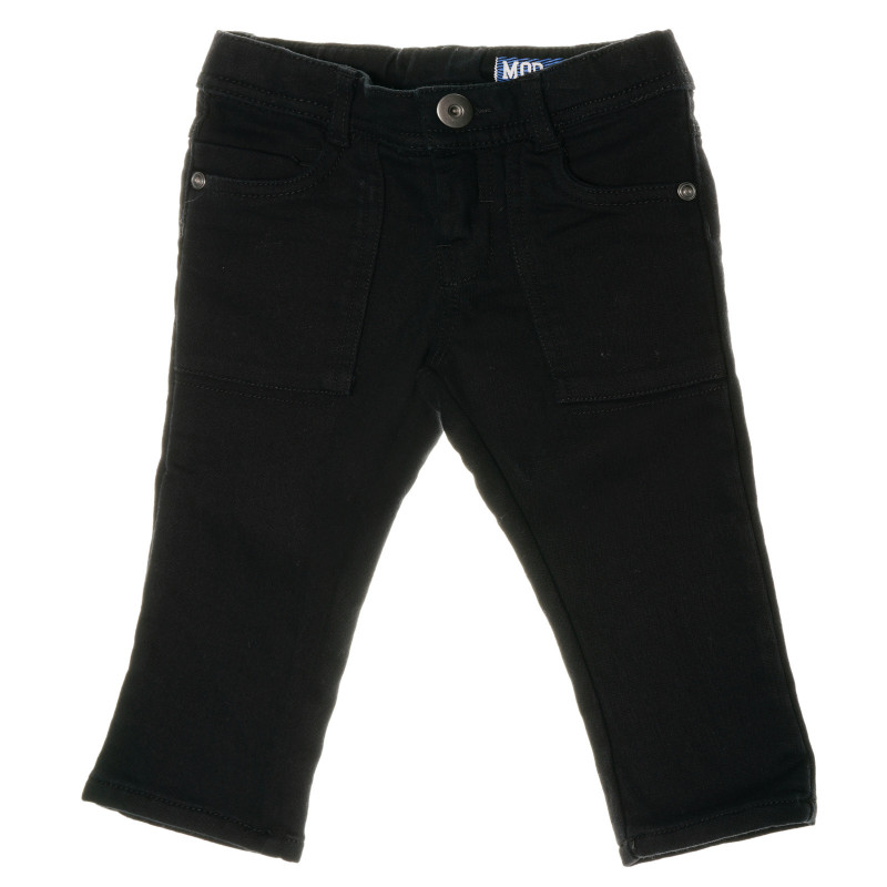 Παντελόνι σκούρο γκρι με ραμμένες τσέπες  39033