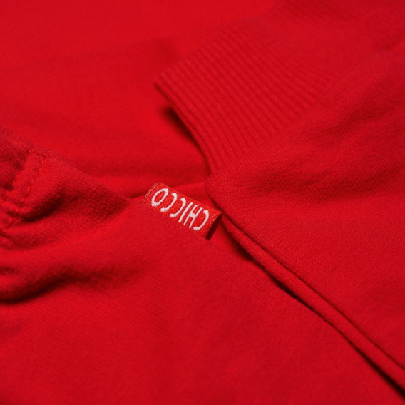 Παντελόνι με κόκκινο χρώμα Unisex Chicco 39109 3
