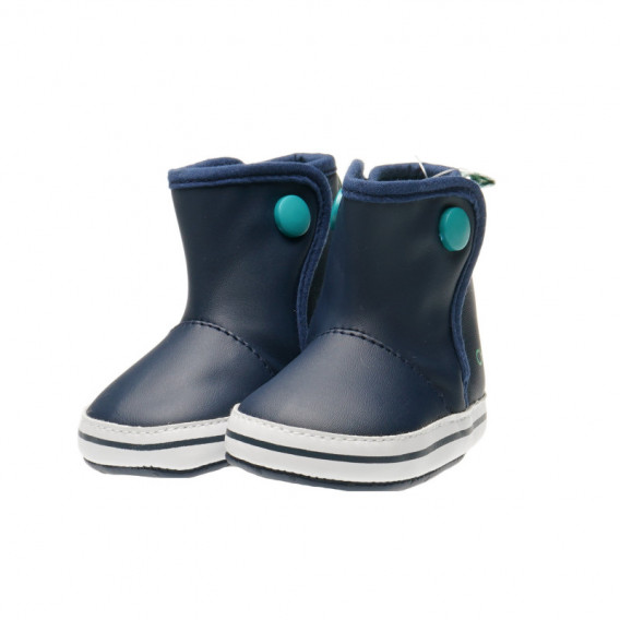Μαλακές ψηλές μπότες για αγοράκι, μπλε Chicco 39589 