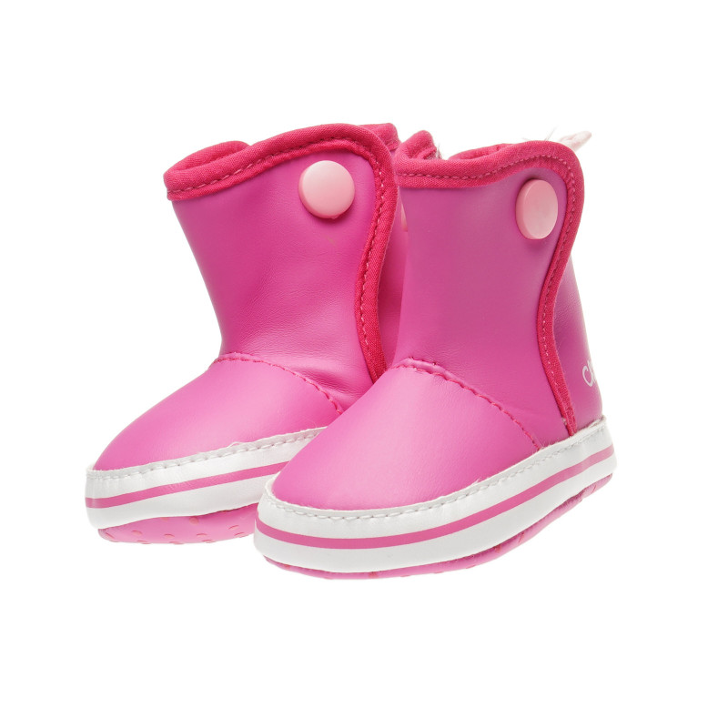 Μαλακές ψηλές μπότες για κοριτσάκι, ροζ  39592