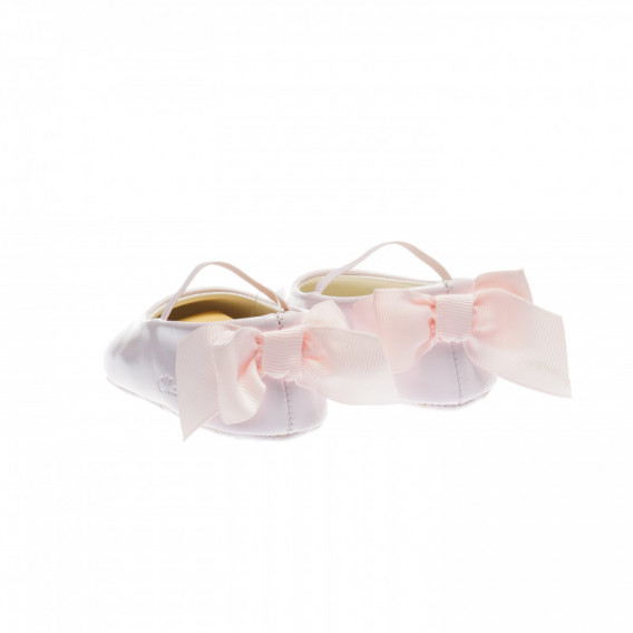 Μαλακό μποτάκι τύπου μπαλαρίνας με κορδέλα στο τακούνι, ροζ Chicco 39615 2