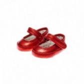 Μαλακά μποτάκια μπαλαρίνες μωρού, κόκκινα Chicco 39624 