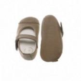 Παπούτσια τύπου μπαλαρίνα με αυτοκόλλητο velcro, μπεζ Chicco 39767 3